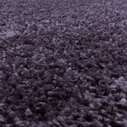 Sydney Shaggy tæppe Ensfarvet - Violet