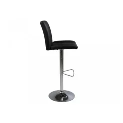 Sylvia barstol sort læderlook