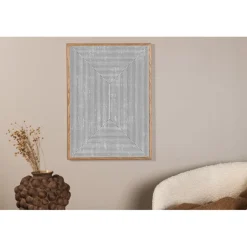 Symmetrisk Plakat - Grå