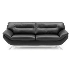 Taastrup 3 + 2 pers sofa semianilin læder