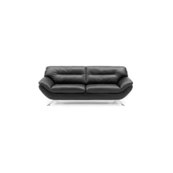 Taastrup 3 + 2 pers sofa semianilin læder