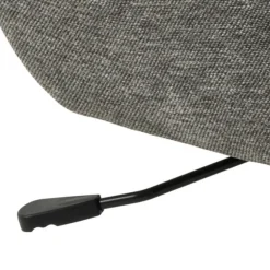 Talgarth Recliner med fodskammel grå stof