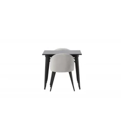 Tempe e Spisebordssæt - Sort og Grå