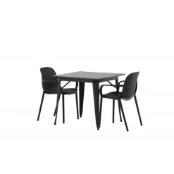 Tempe e Spisestue Sæt - Sort