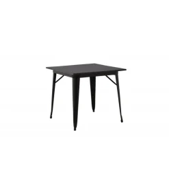 Tempe Spisebord 80 x 80 - Sort