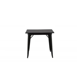 Tempe Spisebord 80 x 80 - Sort