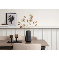 Tempe Spisebordssæt - Beige og Valnød