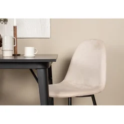 Tempe Spisebordssæt - Beige og Sort