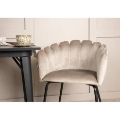 Tempe Spisebordssæt - Beige og Sort