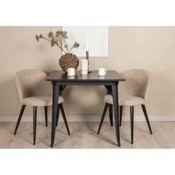 Tempe Spisebordssæt - Beige og Sort