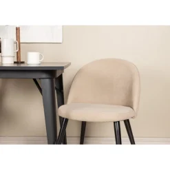 Tempe Spisebordssæt - Beige og Sort