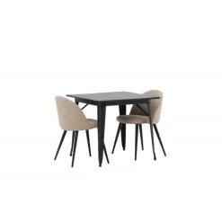 Tempe Spisebordssæt - Beige og Sort