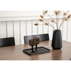 Tempe Spisebordssæt - Sort og Valnød