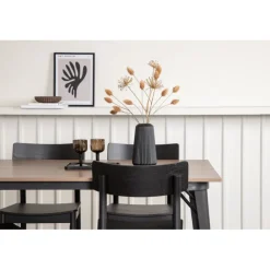 Tempe Spisebordssæt - Sort og Valnød