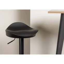 Tempe Spisestue Sæt - Sort og Valnød