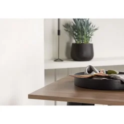 Tempe Spisestue Sæt - Sort og Valnød