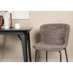 Tempe Spisestuesæt - Sort og Mørkegrå