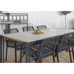 Texas e Loungesæt - Havemøbelsæt - Sort,Grå,Natur