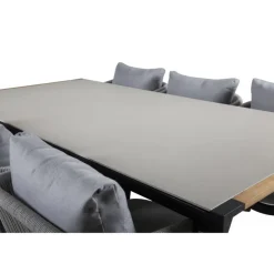 Texas Loungesæt - Havemøbelsæt - Sort,Grå,Natur