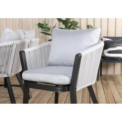 Texas Loungesæt - Havemøbelsæt - Sort,Grå,Natur