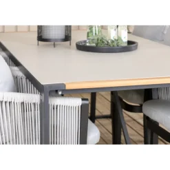 Texas Loungesæt - Havemøbelsæt - Sort,Grå,Natur