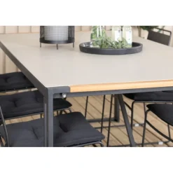 Texas Loungesæt - Havemøbelsæt - Sort,Grå,Natur