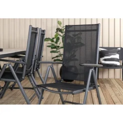 Texas t Loungesæt - Havemøbelsæt - Sort,Grå,Natur