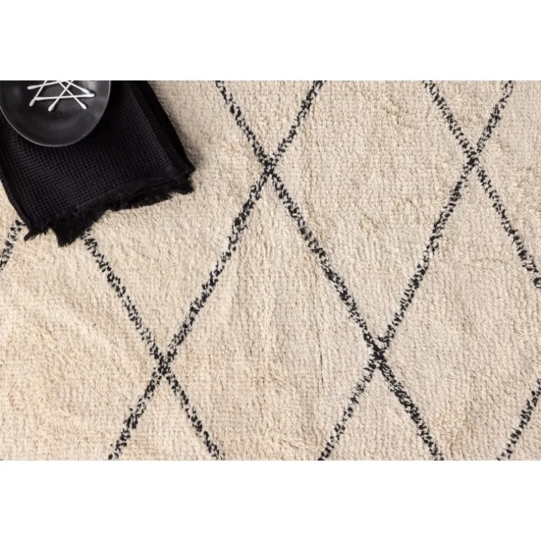 Thelma Tæppe - Sort og Hvid