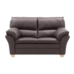 Thisted 2+3 pers brun sofasæt - Sixty læder