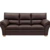 Thisted 3 pers sofa - Brun Sixty læder