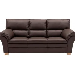 Thisted 3 pers sofa - Brun Sixty læder