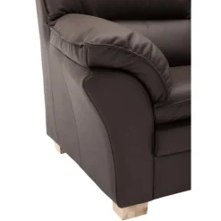 Thisted 3 pers sofa - Brun Sixty læder