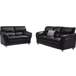 Thisted 2+3 pers sofasæt Sixty læder