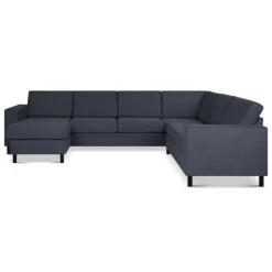 Thomas vendbar hjørnesofa med chaiselong- Austin Blå