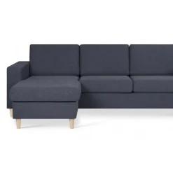 Thomas vendbar hjørnesofa med chaiselong- Austin Blå