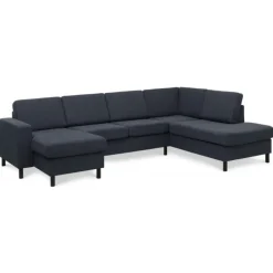 Thomas Venstrevendt hjørnesofa med chaiselong - Austin Blå