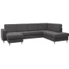 Thomas venstrevendt hjørnesofa med chaiselong- mørkegrå