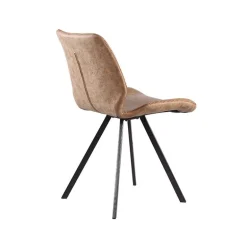 Thor spisebordstol i beige PU