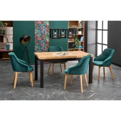 TIAGO Spisebord med udtræk håndværk egetræ