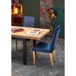 TIAGO Spisebord med udtræk håndværk egetræ