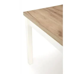 TIAGO SQUARE Spisebord med udtræk, craft eg / Hvid