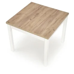 TIAGO SQUARE Spisebord med udtræk, craft eg / Hvid