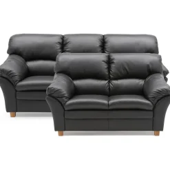 Tilst 3+2 pers sofasæt - ægte læder