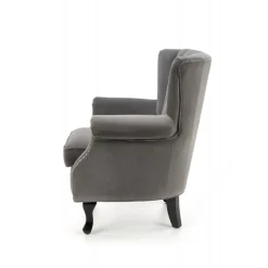 TITAN hvilestol Grå Velour