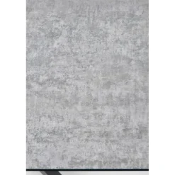 TIZIANO Spisebord med udtræk, top - lys Grå/mørk Grå, ben - mørk Grå