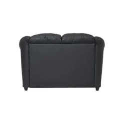 Tønder 2 pers. sofa - Sort tekstillæder