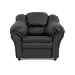 Tønder lænestol - Sort tekstillæder