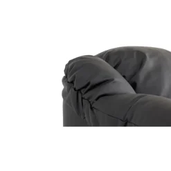 Tønder lænestol - Sort tekstillæder