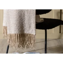 Toby Plaid - Beige og Hvid