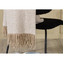 Toby Plaid - Beige og Hvid